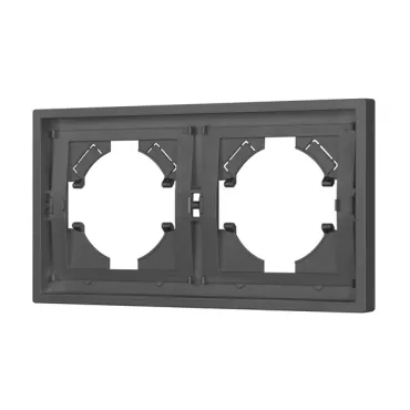 Рамка пластиковая FRM-TENDO-SFPL-2-GR Arlight 054648