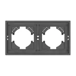 Рамка пластиковая FRM-TENDO-SFPL-2-GR Arlight 054648