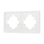 Рамка пластиковая FRM-TENDO-SFPL-2-WH Arlight 054649