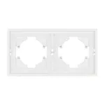 Рамка пластиковая FRM-TENDO-SFPL-2-WH Arlight 054649