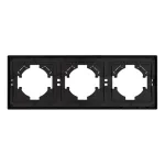 Рамка пластиковая FRM-TENDO-SFPL-3-BK Arlight 054650