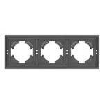Рамка пластиковая FRM-TENDO-SFPL-3-GR Arlight 054652