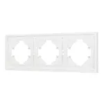 Рамка пластиковая FRM-TENDO-SFPL-3-WH Arlight 054653