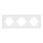 Рамка пластиковая FRM-TENDO-SFPL-3-WH Arlight 054653