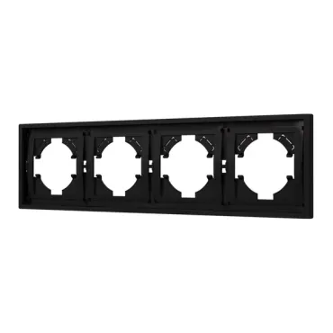 Рамка пластиковая FRM-TENDO-SFPL-4-BK Arlight 054654