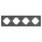 Рамка пластиковая FRM-TENDO-SFPL-4-GR Arlight 054655