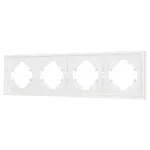 Рамка пластиковая FRM-TENDO-SFPL-4-WH Arlight 054656