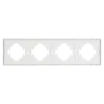 Рамка пластиковая FRM-TENDO-SFPL-4-WH Arlight 054656