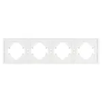 Рамка пластиковая FRM-TENDO-SFPL-4-WH Arlight 054656