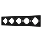 Рамка пластиковая FRM-TENDO-SFPL-5-BK Arlight 054657
