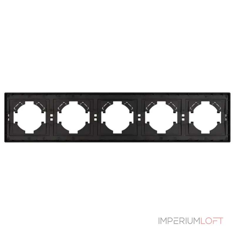 Рамка пластиковая FRM-TENDO-SFPL-5-BK Arlight 054657 Рамка пластиковая FRM-TENDO-SFPL-5-BK Arlight 054657