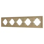 Рамка пластиковая FRM-TENDO-SFPL-5-GD Arlight 054658