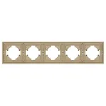 Рамка пластиковая FRM-TENDO-SFPL-5-GD Arlight 054658