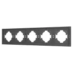 Рамка пластиковая FRM-TENDO-SFPL-5-GR Arlight 054659