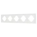 Рамка пластиковая FRM-TENDO-SFPL-5-WH Arlight 054660