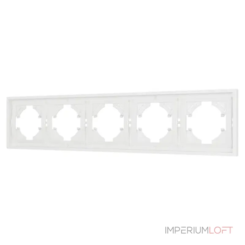 Рамка пластиковая FRM-TENDO-SFPL-5-WH Arlight 054660 Рамка пластиковая FRM-TENDO-SFPL-5-WH Arlight 054660
