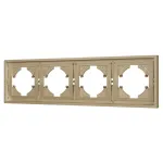 Рамка пластиковая FRM-TENDO-SFPL-4-GD Arlight 054663