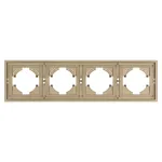 Рамка пластиковая FRM-TENDO-SFPL-4-GD Arlight 054663