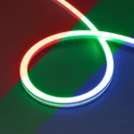 Светодиодная лента герметичная MOONLIGHT-PRO-SIDE-X360-16x16mm 24V RGB (12 W/m IP67 10m wire x2 Вывод боковой) Arlight 054958 (цена за метр, лот от 10 м)