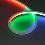 Светодиодная лента герметичная MOONLIGHT-PRO-TOP-X360-16x16mm 24V RGB (12 W/m IP67 10m wire x2 Вывод боковой) Arlight 054975 (цена за метр, лот от 10 м)