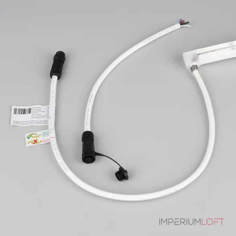 Светодиодная лента герметичная MOONLIGHT-PRO-TOP-X336-16x16mm 24V RGBW-Warm (12 W/m IP67 10m wire x2 Вывод боковой) Arlight 054981 (цена за метр, лот от 10 м)