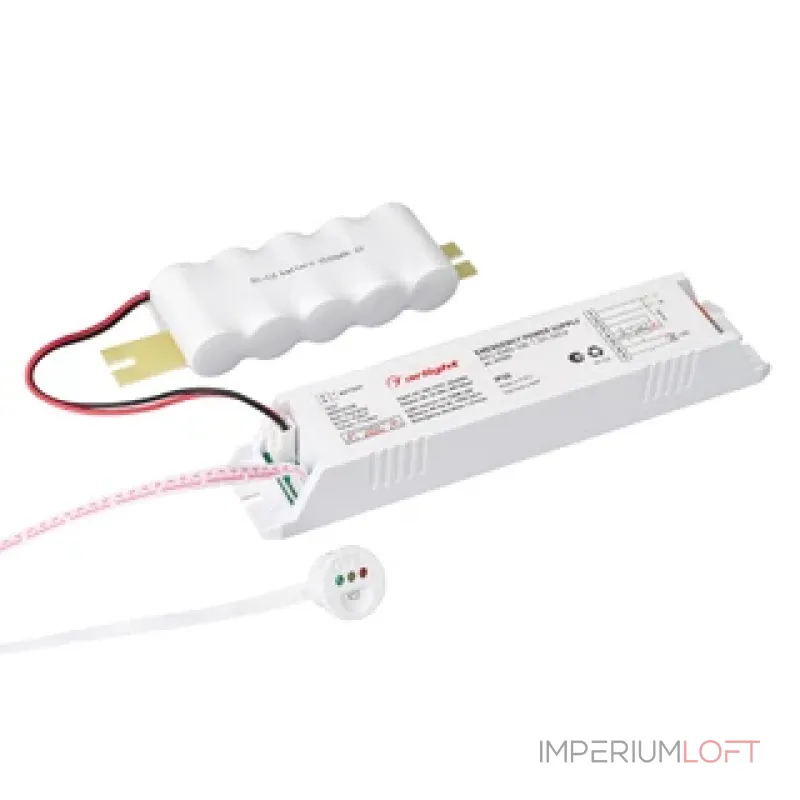 Блок аварийного питания ARJ-EMG-5W-EXT (10-90V 1.5H LiFePO4 IP20) Arlight 054996 Блок аварийного питания ARJ-EMG-5W-EXT (10-90V 1.5H LiFePO4 IP20) Arlight 054996