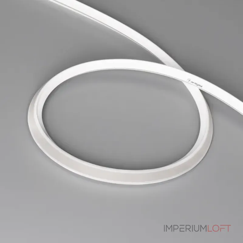 Светодиодная лента герметичная MOONLIGHT-3D-T-X544-10x10mm 24V Warm3000 (8 W/m IP67 5m wire x1 Вывод боковой) Arlight 055192 (цена за метр, лот от 5 м)