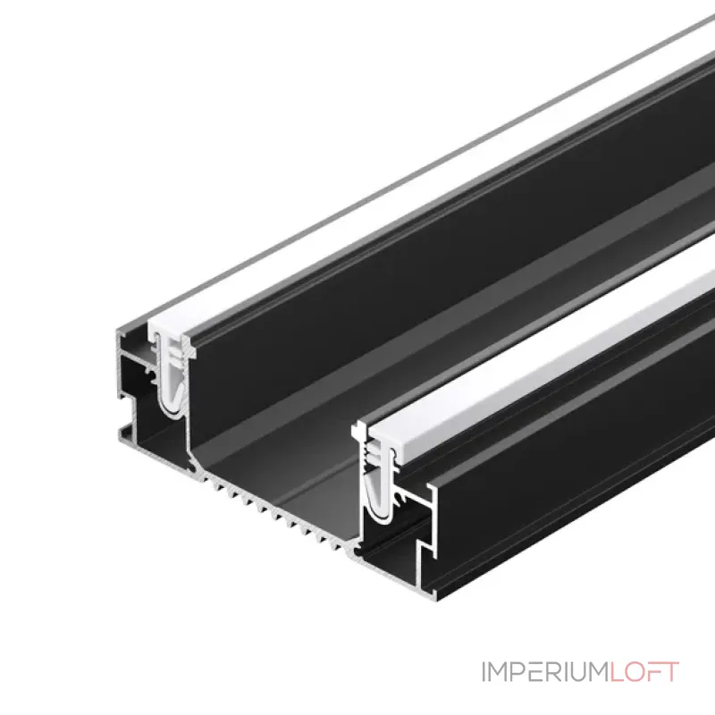 Профиль STRETCH-41-CEIL-CENTER-2000 BLACK Arlight 055206