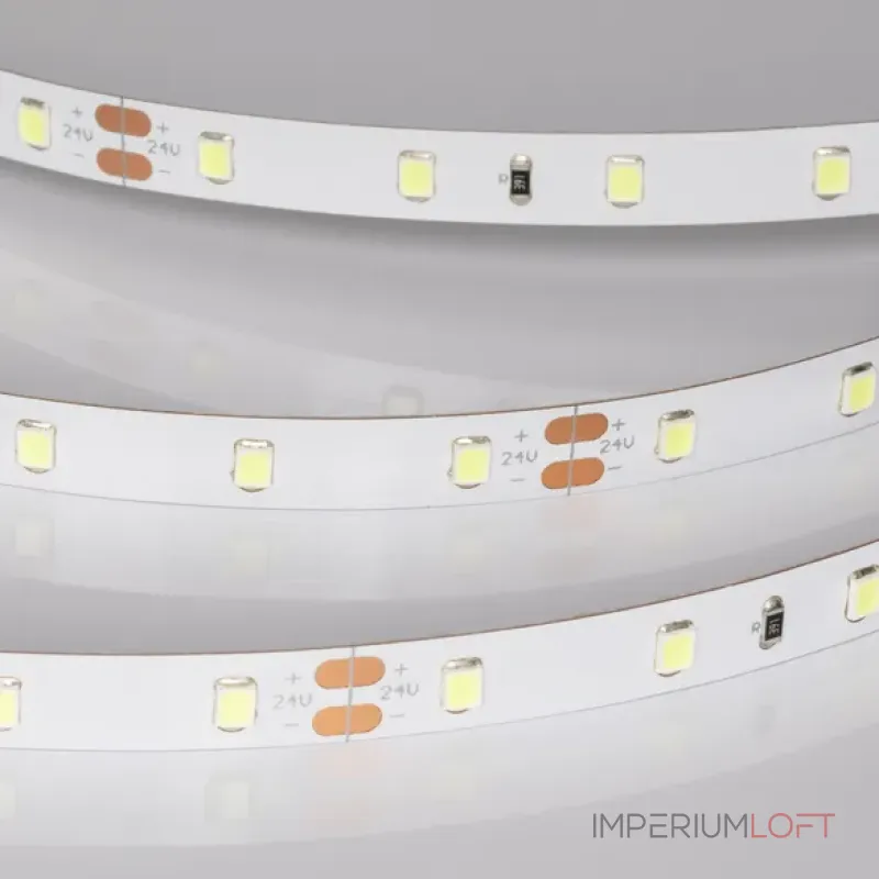 Светодиодная лента RT-A60-8mm 24V Ice Blue (4.8 W/m IP20 5m) Arlight 055376 (цена за метр, лот от 5 м)
