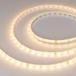 Светодиодная лента герметичная RTW-SE-A60-8mm 24V Warm2700 (4.8 W/m IP65 2835 5m) Arlight 055407 (цена за метр, лот от 5 м)