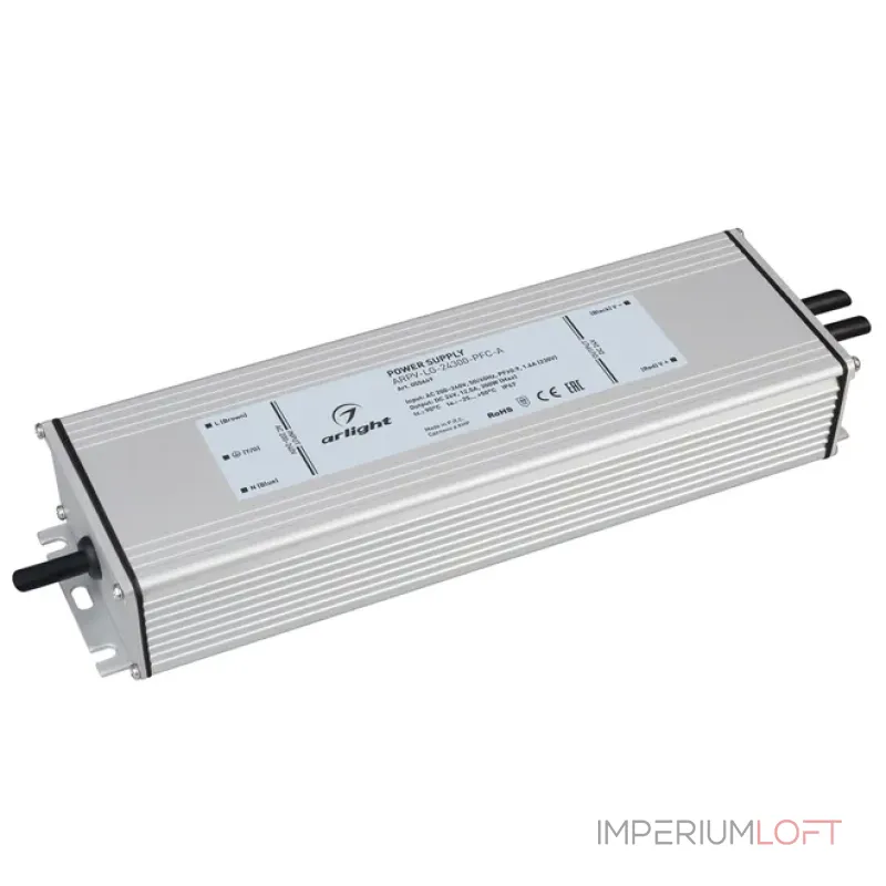 Блок питания ARPV-LG-24300-PFC-A (24V 12.5A 300W IP67) Arlight 055649 Блок питания ARPV-LG-24300-PFC-A (24V 12.5A 300W IP67) Arlight 055649