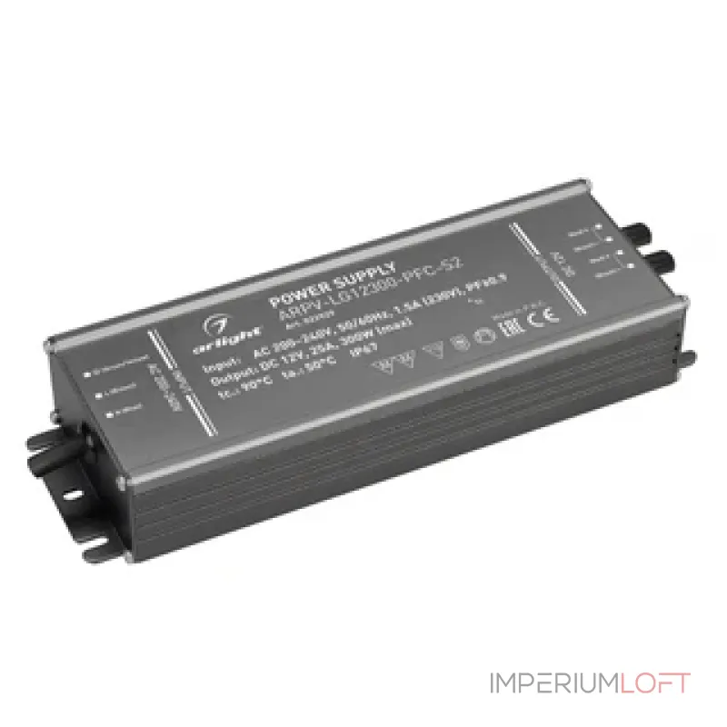 Блок питания ARPV-LG-24300-PFC-A (24V 12.5A 300W IP67) Arlight 055649 Блок питания ARPV-LG-24300-PFC-A (24V 12.5A 300W IP67) Arlight 055649