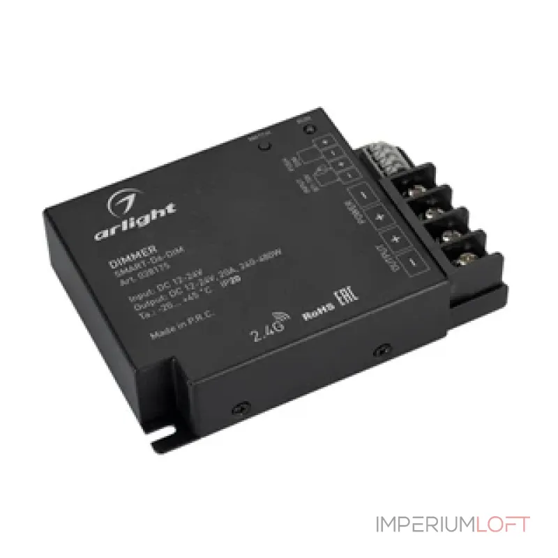 Конвертер DALI-0/1-10V-301-72-DRO-RL-DIN White (BUS 1x20mA IARL IP20) Arlight 055820 Конвертер DALI-0/1-10V-301-72-DRO-RL-DIN White (BUS 1x20mA IARL IP20) Arlight 055820