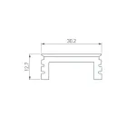 Экран LINE-3535-BENT-SIDE-2M OPAL Arlight 055987