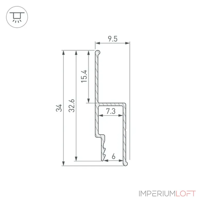 Профиль STRETCH-WALL-TECH-2000 Arlight 056254