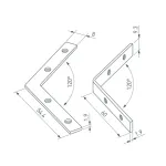 Соединитель профиля LINE-6070-L120 Set Arlight 056822