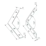 Соединитель профиля LINE-6070-L135 Set Arlight 056823