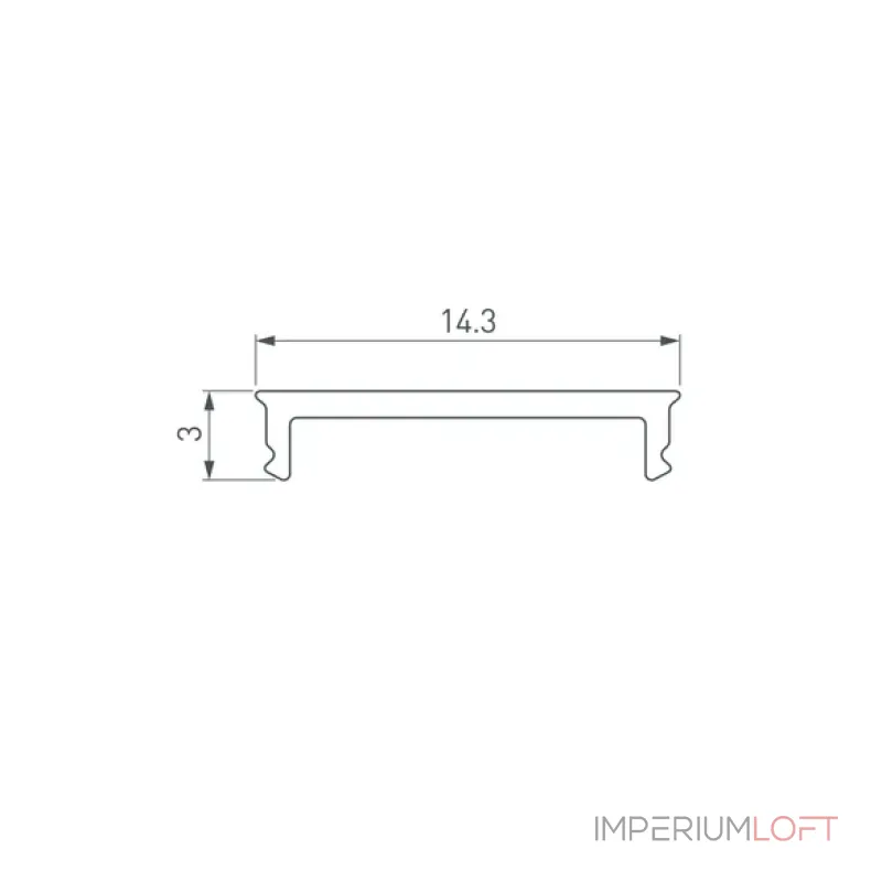 Экран SL-SLIM15-H10-W14-2000 OPAL Arlight 056893 Экран SL-SLIM15-H10-W14-2000 OPAL Arlight 056893