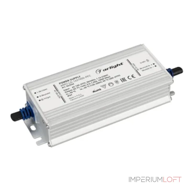 Блок питания ARPJ-LG-1431050-PFC-B (100W 95-143V 0.5-1.05A IP67) Arlight 057530 Блок питания ARPJ-LG-1431050-PFC-B (100W 95-143V 0.5-1.05A IP67) Arlight 057530