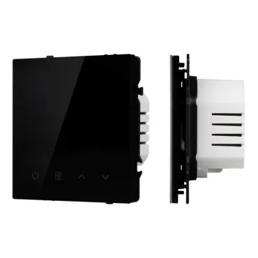 Терморегулятор электрический тёплый пол SWT-MTE-PL-BK (95-240V 16A датч пола + возд) Arlight 058345(1)