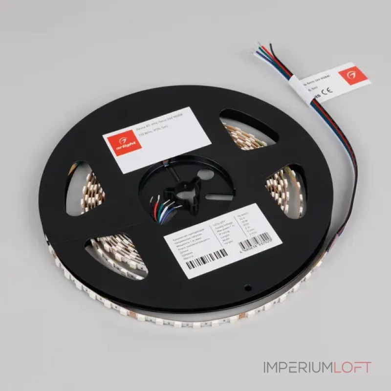 Светодиодная лента RT-H96-5mm 24V RGBW-Day-4-in-1 (10 W/m IP20 5m) Arlight 058434 (цена за метр, лот от 5 м)