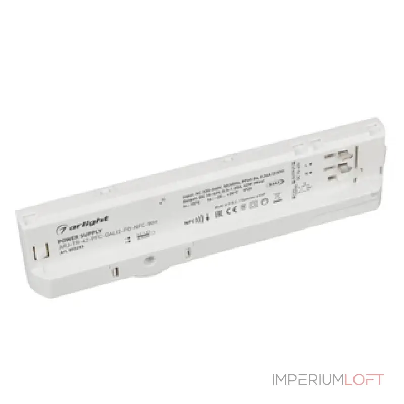 Блок питания для трековых систем ARJ-TR-42-PFC-DALI2-PD-NFC-BK (42W 10-42V 0.3-1.05A 4TR IP20) Arlight 058476