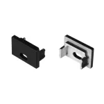 Заглушка SL-SLIM15-H10 BLACK с отверстием Arlight 058492