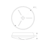 Arlight Светильник SP-TOR-RING-HANG-R460-33Вт Day4000 WH 120 deg IP20 022147(1)