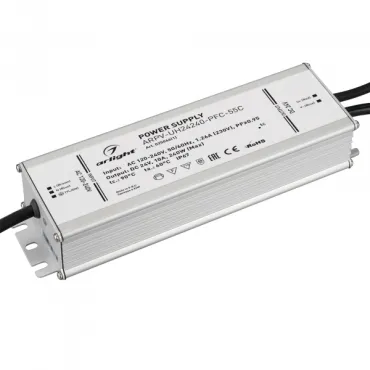 Arlight Блок питания ARPV-UH24240-PFC-55C 24В 10.0A 240Вт IP67 025046(1)