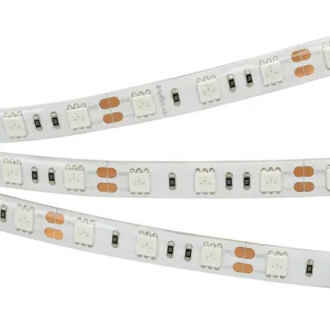 Arlight Светодиодная лента RTW 2-5000SE 12В Yellow 2x 5060 300 LED LUX 14.4 Вт/м IP65 015444