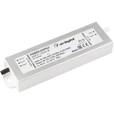 Arlight Блок питания ARPV-12045-B 12В 3.8A 45Вт IP67 021964 Arlight Блок питания ARPV-12045-B 12В 3.8A 45Вт IP67 021964
