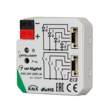 Arlight INTELLIGENT Конвертер KNX-309-4DRY-IN BUS INTELLIGENT 025679
