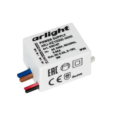 Arlight Блок питания ARJ-KE10300-MINI 3Вт 300mA IP20 030187