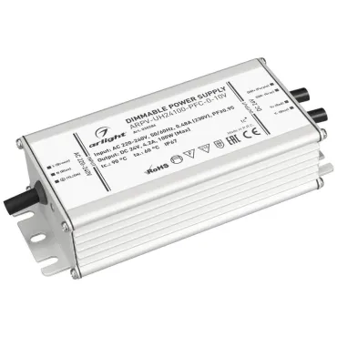 Arlight Блок питания ARPV-UH24100-PFC-0-10В 24В 4.2A 100Вт IP67 030284
